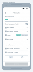 Lofi Wireframe - Filled in income