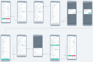 Lofi Wireframe of adding Income