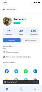 Flocs - Add to contact