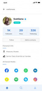 Flocs - Account of a member